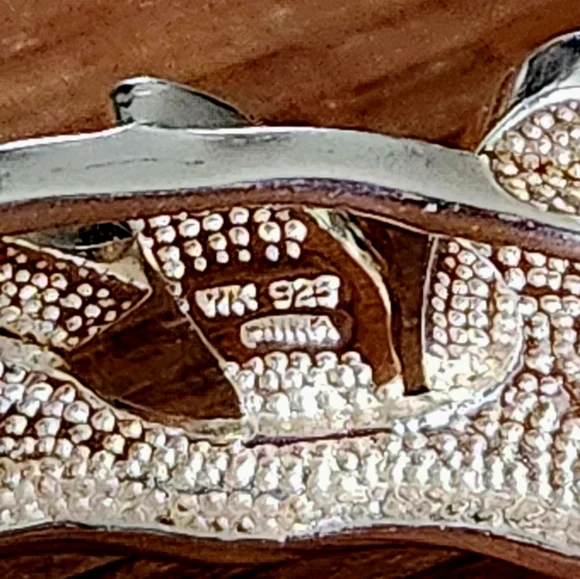 WHITNEY KELLY Sterling Silver Turquoise, Chrysocolla, Chalcedony Cuff Bracelet! - Picture 7 of 12